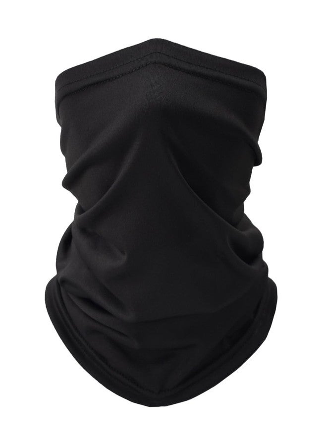 SRLLBBY Fishing Neck Gaiter, Sun Protection Face Mask, Cooling Neck Shield Scarf Cycling Balaclava Bandana for Men and Women (Black) - Image 1